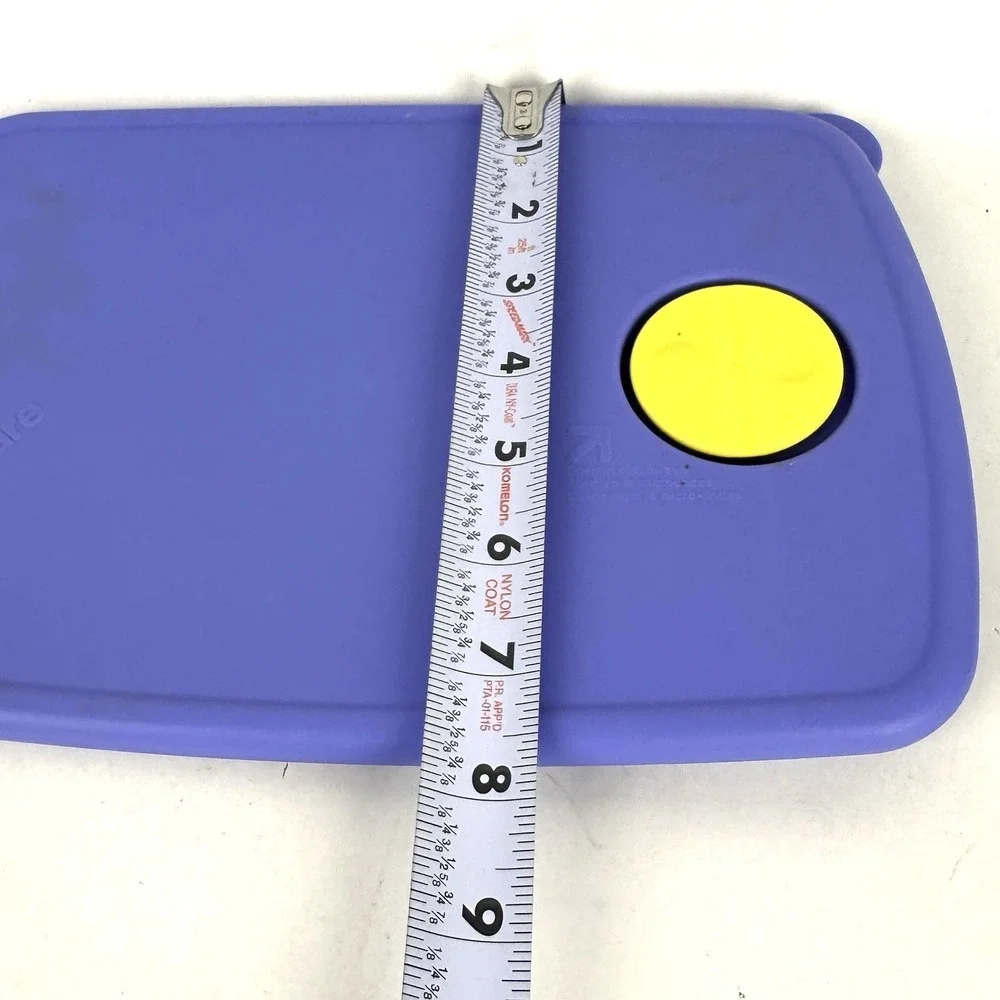 Tupperware 3382A-2  Rock n Serve Replacement Rectangular Lid Only Blue Free Ship